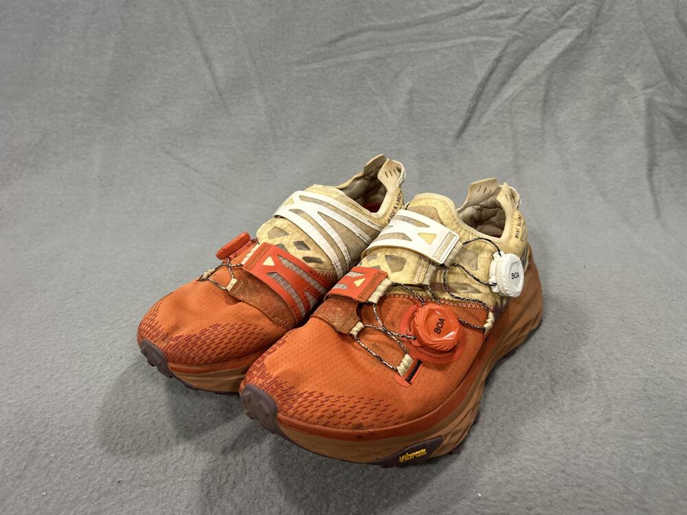 Altra Mont Blanc BOA Shoes Womens 7.5 Orange Trail Running Vibram Litebase